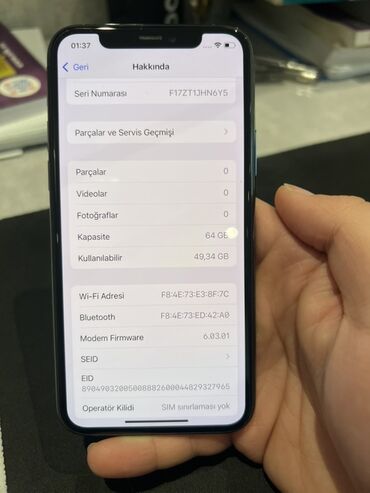 Apple iPhone: IPhone 11 Pro, 64 GB, Matte Midnight Green, Face ID — 9