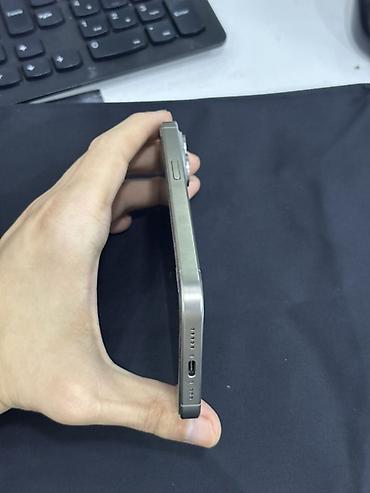 iphone c: IPhone 15 Pro, 128 GB, Gümüşü, Face ID — 2