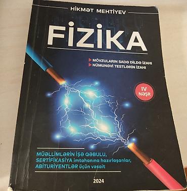 Məhsul: “Fizika” dərs vəsaiti (IV nəşr, 2024) Müəllif: Hikmət Mehdiyev