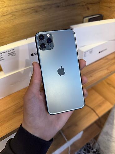 Apple iPhone: IPhone 11 Pro, Б/у, 64 ГБ, Зеленый, Коробка, 100 % — 2