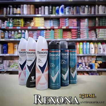 sac laki qiymeti: ✴️ Rexona 150ml ✴️ Qiymət 4₼✅️ ✴️Seçim sizdən, çatdırılma bizdən🚚 ✴️