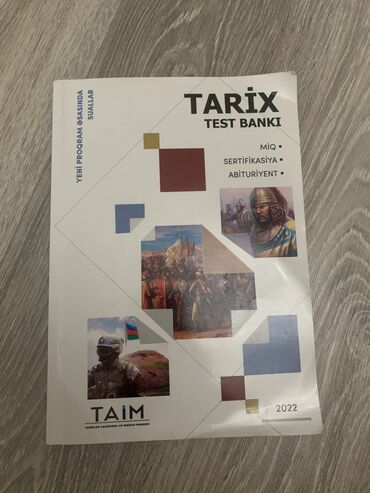 kitab polkası: Tarix testidir 2022 olsada işlədilmiyib alıcı yaxındanda baxa bilər