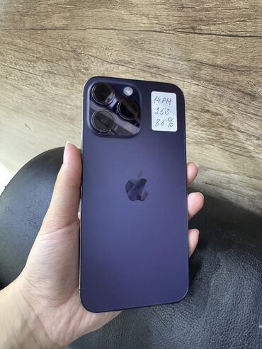 бишкек айфон 14 про макс: IPhone 14 Pro Max, Б/у, 256 ГБ, Deep Purple, 85 %