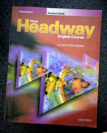 Kitablar, jurnallar, CD, DVD: Headway English Elementary Oxford student's book, yenidir. ingilis