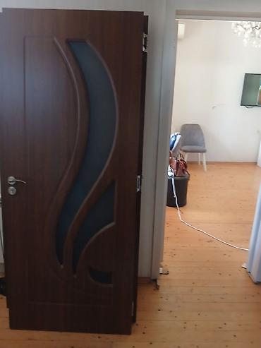 Təmir və tikinti: MDF otaq qapısı – şüşə dekorlu - Material: MDF-lam (oduncaq — 2