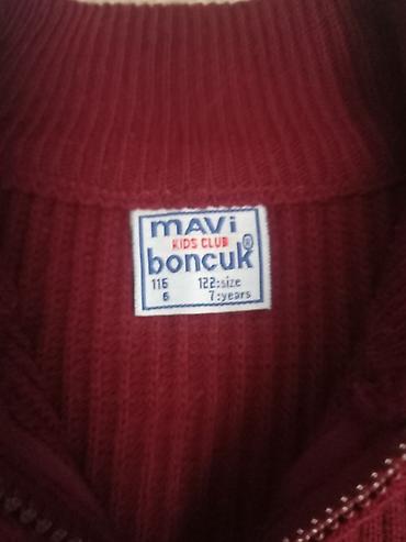 Детская одежда и обувь: Uşaq üçün “Mavi Boncuk” markalı kardiqan/sviter - Rəng: tünd bordo - — 3