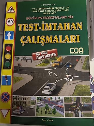 Tədris ədəbiyyatı: Məhsul: “Test-İmtahan Çalışmaları – Bütün kateqoriyalara aid” (Bakı — 2