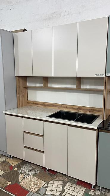 Кухонные гарнитуры: Кухонные гарнитуры современного дизайна - Прямые модули с верхними и — 10