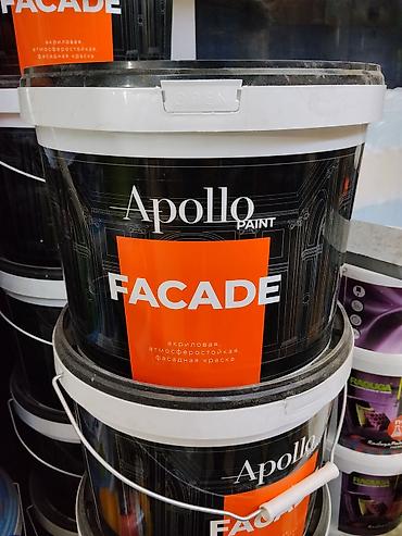defender apollo: Акриловая атмосферостойкая фасадная краска Apollo Paint FACADE. - — 1