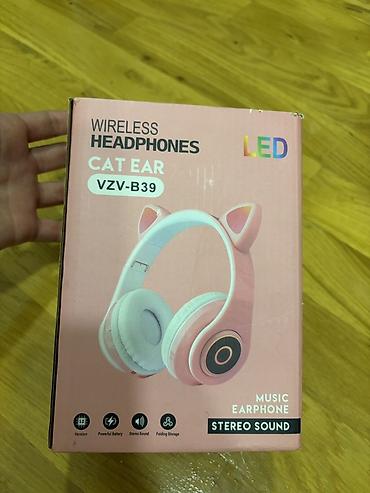 Qulaqcıqlar: Wireless Headphones CAT EAR VZV-B39 – LED işıqlı musiqi qulaqlığı — 1