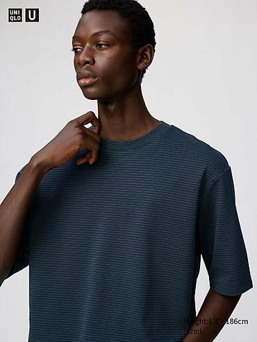 pro force: Мужская футболка, XL, Uniqlo, Новый, цвет - Синий, Самовывоз — 4