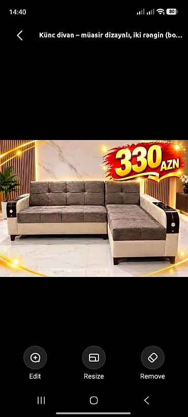 Künc divan, Yeni, Parça, Şəhərdaxili pulsuz çatdırılma