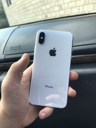 xarab telefon alıram: IPhone X, 64 GB, Ağ, Barmaq izi