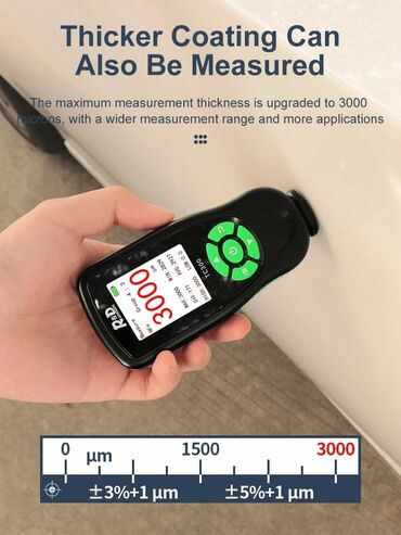 Инструменты для авто: Толщиномер R&D tc300 – профессиональный измеритель лакокрасочного