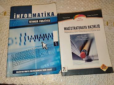 Kitablar və jurnallar: Magistraturaya hazırlaşanlar üçün 2 ədəd informatika yönümlü hazırlıq — 1