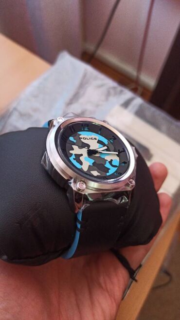 купить мужские часы в баку: ZEFER GUNU ucun dizayn.POLICE, 164$ saat, tezedir, batareya tukenib