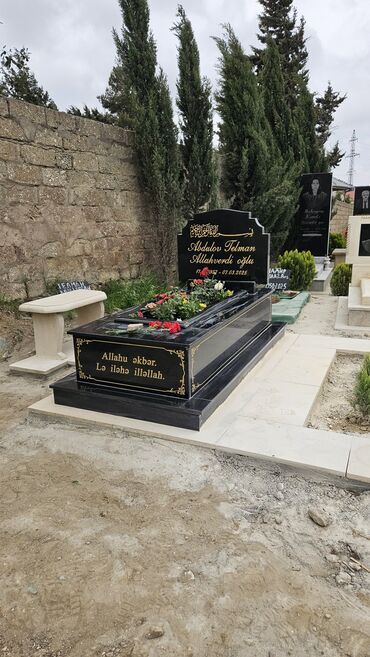Başqa xidmətlər: Mukəmməl seviyyede usta işi ilə hazırlanan məzar daşları — 5