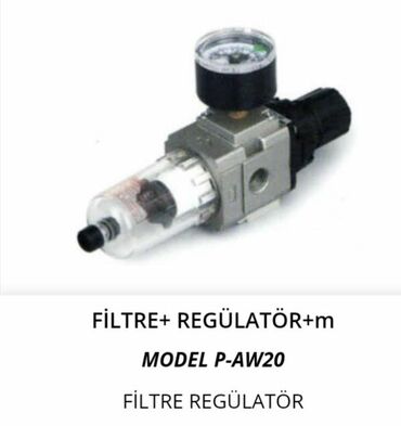 ПО для бизнеса: Filtr + Regulyator + manometr (MODEL P‑AW20) Pnevmatik xəttlər üçün