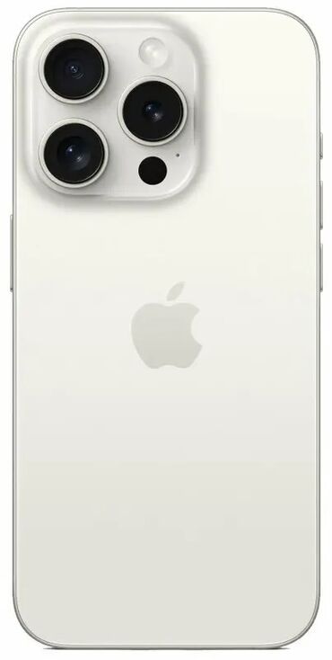 интерактивные панели: IPhone 15 Pro Max, Б/у, 1 ТБ, White Titanium, Защитное стекло, Чехол