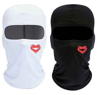 Головные уборы: Балаклава, Новый, цвет - Белый, One size — 1