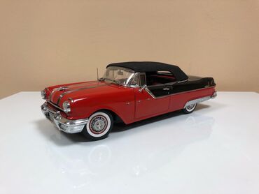 avtomobil modelləri: Pontiac 1955 star chief .Sun Star 1:18 orjinal model