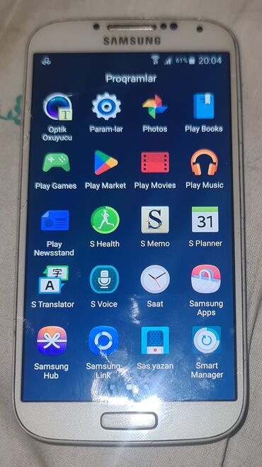 Kompüter, noutbuk və planşetlər: Samsung Galaxy S4, 2 GB, rəng - Ağ, Düyməli, Barmaq izi