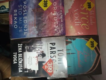 Knjige i stripovi: Naslov: Knjige – razni naslovi (beletristika, romani, trileri) Opis — 16