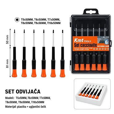 KMT Krpa za čišćenje šareni set 9369021 Opis: Precizan set odvijača