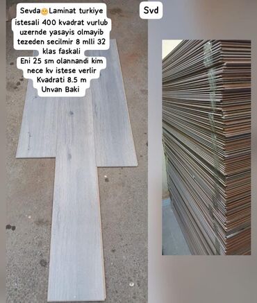 taxta satiram: Sevda🌞Laminat turkiye istesali 400 kvadrat vurlub uzernde yasayis at lalafo.az taxta satiram: Sevda🌞Laminat turkiye istesali 400 kvadrat vurlub uzernde yasayis