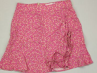 plisowane spódnice różowa: Spódnica, Pull and Bear, XS, stan - Dobry