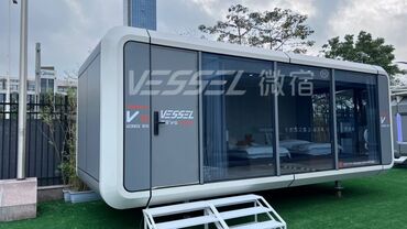 купить дом из контейнера: Модульный дом-капсула Vessel Современный мобильный модуль в