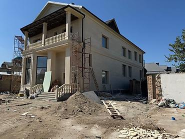 Фасадные плиты Сары-Таш (Травертин): Гранит, Сарыташ, Мрамор Уйунуздун сырткы (фасатын) эмне менен — 19