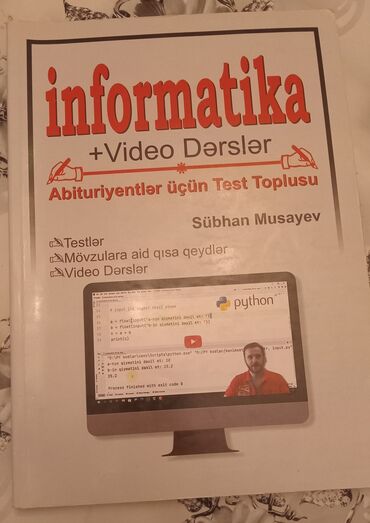 reqs dersleri bakida: İnformatika+Video Dərslər Sübhan Musayev 2022.(7 manat)