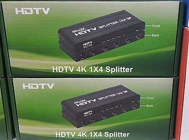 Digər TV və video məhsullar: HDTV 4K 1x4 HDMI Splitter - 1 giriş, 4 çıxış: tək HDMI mənbədən — 1