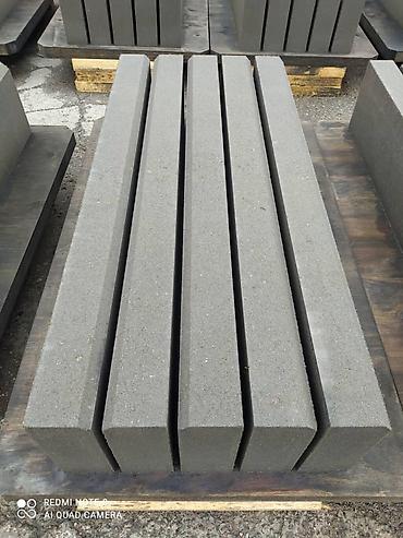 Тротуарные бордюры: Бордюр, латок, люк. Бордюрдун баардык түрү Узуну 50см, 1м Бийиктиги — 7