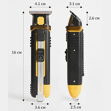 üzqırxan maşın: Taraş aparatı Rozia M1 600MAH / 90 Dəqiqə / Polad Bıçaqlı / (1/2/3mm) — 2