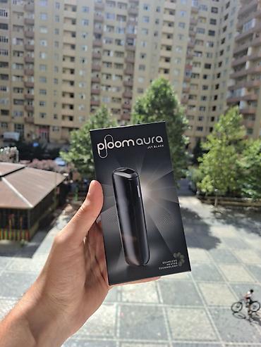 Cihaz + 3 istənilən stick cəmi 45AZN Məhsul: Ploom Aura – Jet Black
