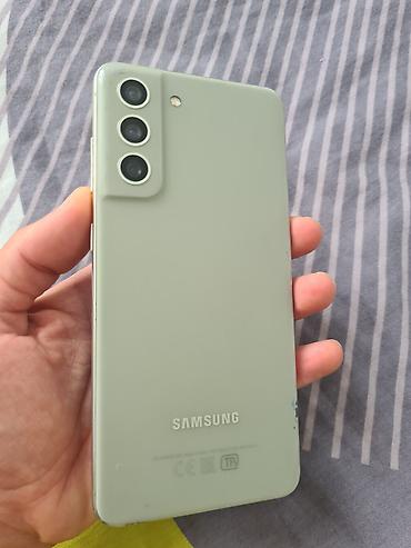 Mobil telefonlar: Samsung Galaxy S21 FE, 128 GB, rəng - Yaşıl, Barmaq izi — 1