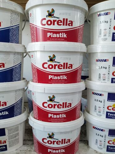 corella fasad boyalari: Boya İç işlər üçün, rəng - Ağ