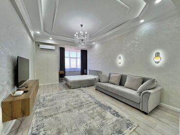 квартира бишкек прадажа: 1 комната, 52 м², Элитка, 10 этаж, Дизайнерский ремонт