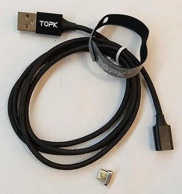 Kablovi za telefone: MAGNETNI KABL MICROUSB 1 METAR TOPK | Nov, brendiran i vrlo — 2