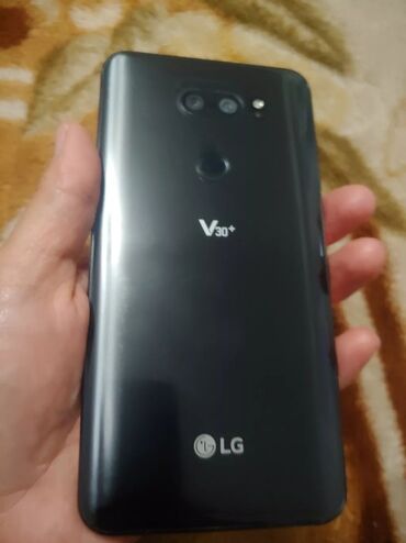 моб: LG V30, Б/у, 128 ГБ, цвет - Черный, 1 SIM