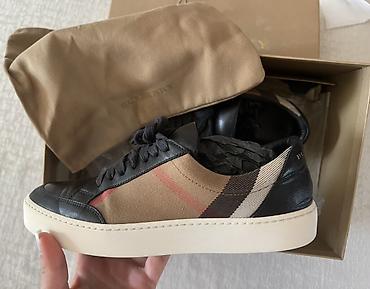 krasofka: Burberry Low Top Sneaker – qadın üçün - Model: ALF Salmond Sneaker — 1