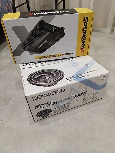 Avtoelektronika: Avtomobil üçün səs sistemi dəsti - Subwoofer: Kenwood KFC‑W3010, 30 — 2