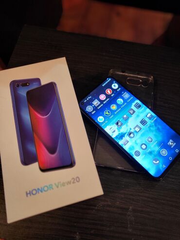 Mobile Phones & Accessories: Honor View 20, color - Light blue