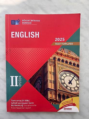 Testlər: Məhsul: DİM “Test Toplusu 2025” kitabları dəsti Tərkib: - Riyaziyyat — 7