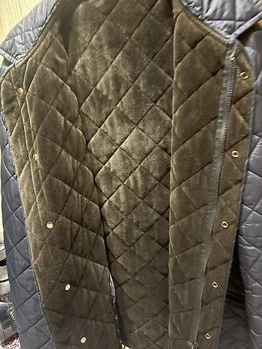 pull and: Стёганое мужское полупальто/куртка - Цвет: тёмно‑серый/графит - Крой — 3