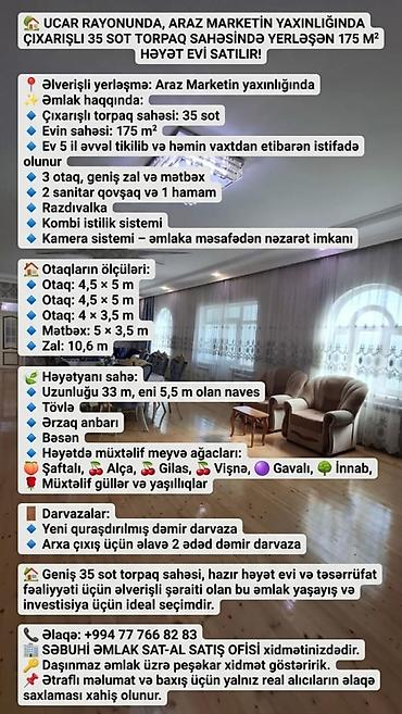 Həyət evləri və villaların satışı: 4 otaqlı, 175 kv. m, Kredit yoxdur, Yeni təmirli — 2