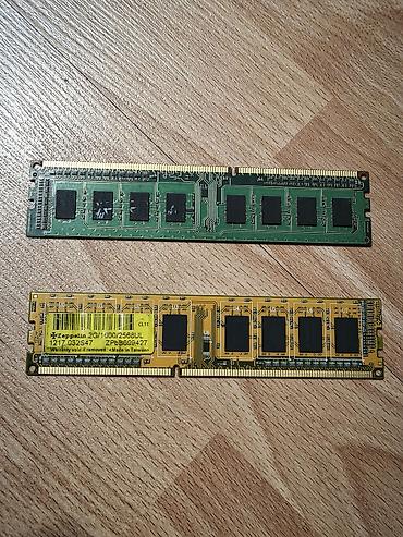 Продам 2 плашки по 2GB DDR3 оперативной памяти за 500 сом