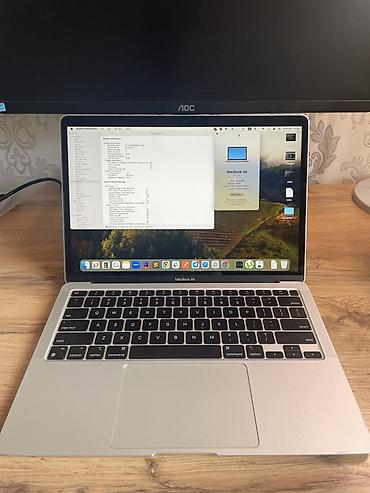 Ноутбуки Apple (MacBook): Продается MacBook Air 13" (M1, 2020) — цвет Silver. Состояние корпуса — 1